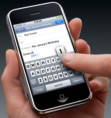 iPhone keyboard 1